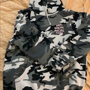 Anti Soical Social Club Snow Camo Hoodie